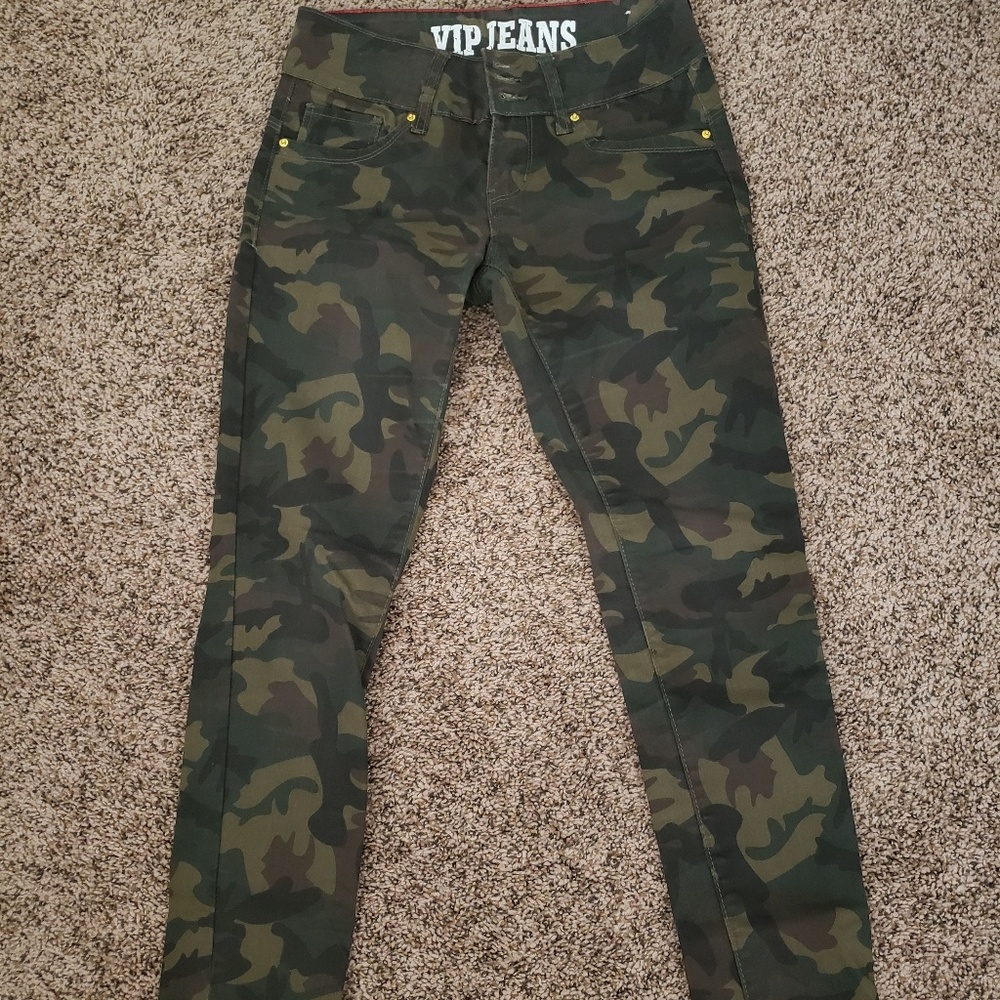 Camo Skinny Jeans